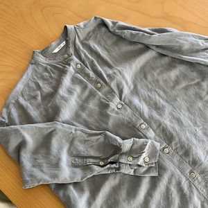 Uniqlo /Long linen shirt /S